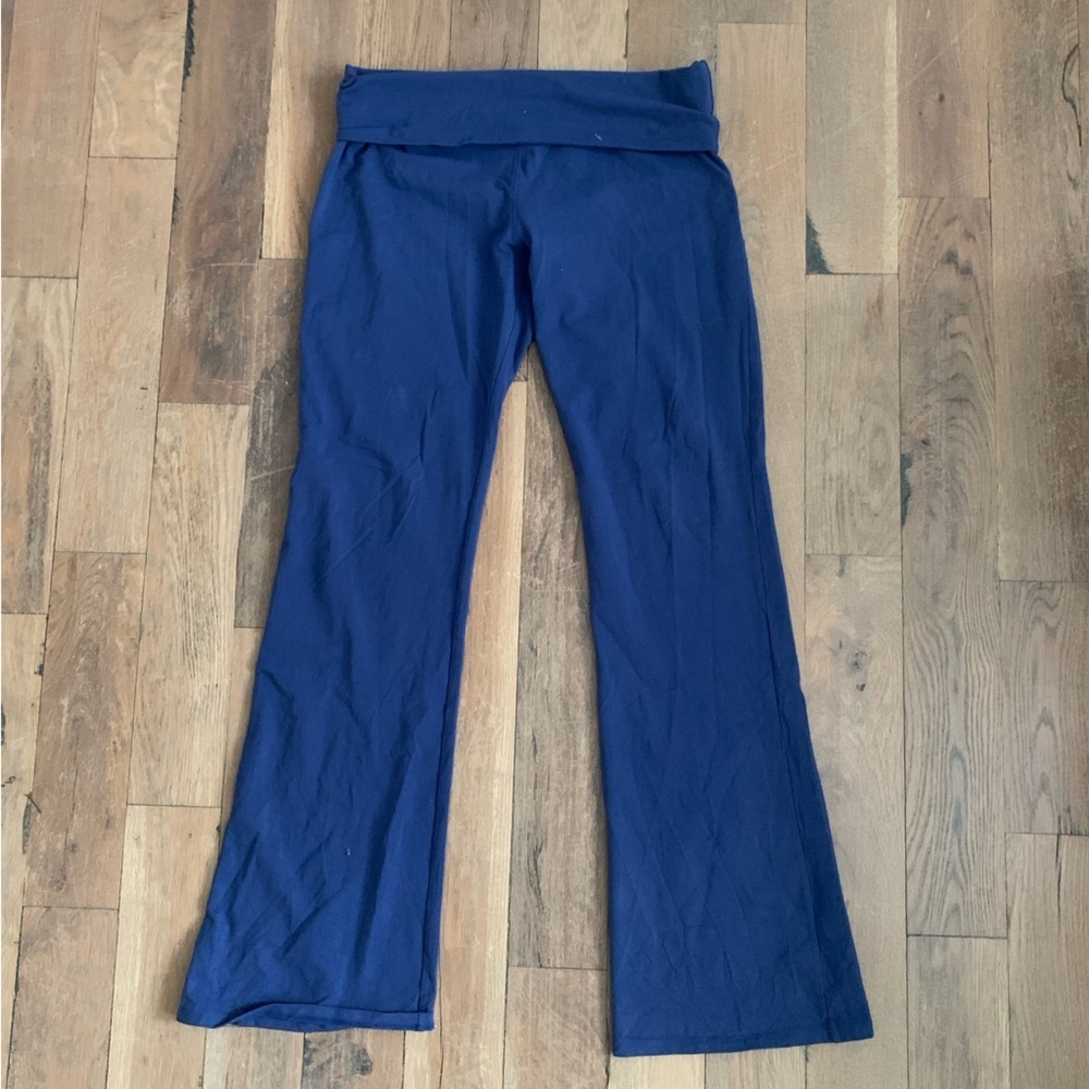Popular Basics Blue Stretch Leggings Size 2X